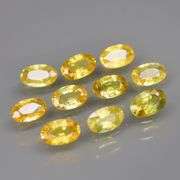 Excellent 2.85ct vibrant yellow Ceylon Sapphire set