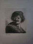 Collection of 15 Very Rare Etchings After Rembrandt (c. 1880)