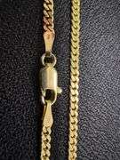 10k Yellow Gold Diamond Cut Miami Cuban Chain Unique 25" Necklace