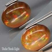 Collectors UNTREATED 6.35ct rainbow block patterned semi-black Opal