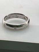 CERTIFIED PLATINUM UNISEX DIAMOND WEDDING BAND