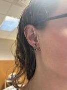 Diamond & Sapphire Drop Earrings in Yellow Gold