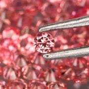 Vibrant color! Diamond cut! 2.27ct  cherry pink Sapphire set!