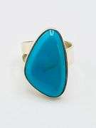 925 Sterling Silver DTR Jay King Freeform Turquoise Ring