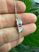 925 Sterling Silver Kids Medical Alert Bracelet 6"