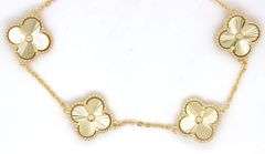 925 Sterling silver 4 clover bracelet