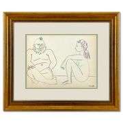 "La Comedie Humaine 27.1.54-I" by Pablo Picasso (1881-1973)