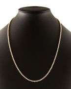 New 4.00ctw Round Diamond Tennis Necklace in 14K