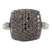 Effy 2.50ctw Black and White Cushion Shaped Double Side Flip Ring in 14K