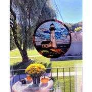 Stained Glass Lighthouse Sun Catcher