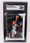Giannis Antetokounmpo Panini Hoops Basketball Card, 10 Gem Mint