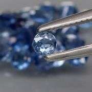 Diamond cut! 2.05ct top blue sapphire set!