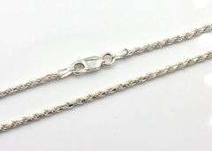 Lot of 3 Italian 925 sterling silver rope chains