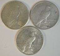 Flashy and lustrous 1926-P-D-S Peace Silver Dollars