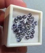 Substantial 10ct 25pc 5x4mm Tanzanite set