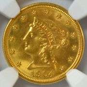 Super Gem BU 1904 US $2.50 Liberty Gold Piece. NGC MS65
