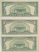 1953 1953 A 1953 B Uncirculated $5 Silver Certificates
