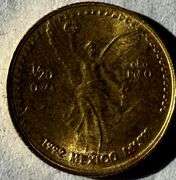 1992 Mexico 1/20 th T.O Gold
