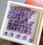Amazing 8.65ct matched bright purple Amethyst set