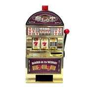 Gold Slot Machine with Lights and Coins