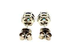 Sparkling 2 Ctw London Blue Simulated Diamond Earrings