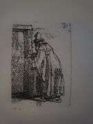 Collection of 15 Very Rare Etchings After Rembrandt (c. 1880)