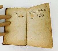 1827 Scottish Chiefs Antique Leather Book