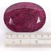 Magnificent Certified Museum Size 1660 Ct Natural Red Ruby Solitaire