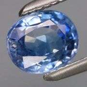 Amazing color in this .68ct cornflower blue Sapphire!