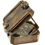 Solid Brass Vintage-Style Compass