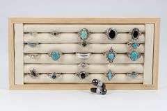 .925 Sterling Silver Curated 20 Ring Lot Various Sizes & Styles