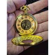 Mechanical Skeleton Pocket Watch