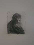 Collection of 15 Very Rare Etchings After Rembrandt (c. 1880)