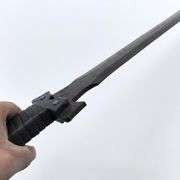 Handmade Full Tang Steel Chopping Sword with Leather Sheath