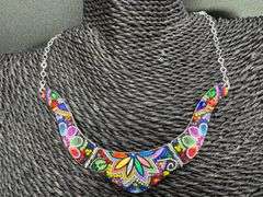 Original Handmade Mosaico Necklace & Earring Set 925 Sterling Silver Mexico Artistic Jewelry