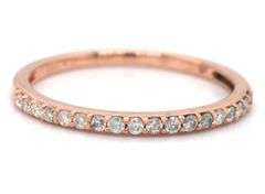 14kt Yellow gold 0.20ctw diamond band