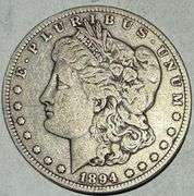 1894 S Two Tone Morgan Dollar