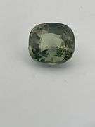 natural unheated green sapphire 1.61 carat