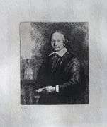 Extremely Rare and Collectible Antique Etching After Rembrandt, c. 1880