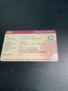 natural unheated green sapphire 1.61 carat