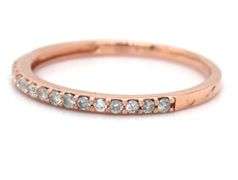 14kt Yellow gold 0.20ctw diamond band