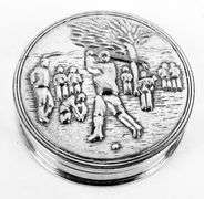 Sterling Silver Golfing Trinket Box