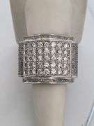 MEN'S CERTIFIED 14K WHITE GOLD DIAMOND RING