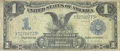 $1 Black Eagle Silver Certificate.
