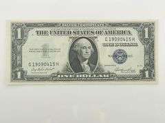 1935E Silver Certificate Birthday/Date Note - 1909, April 15 Serial Number