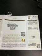 CERTIFIED 14K WHITE GOLD DIAMOND RING