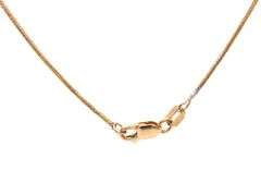 14kt Yellow gold 0.50ct bezel set diamond pendant on chain