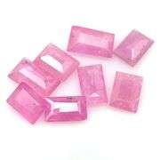 Bright! Real! Collectors 5.96ct 8 piece pink Sapphire set!