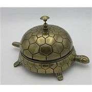 Antique-Style Large Tortoise Desk Bell