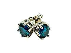 Sparkling 2 Ctw London Blue Simulated Diamond Earrings
